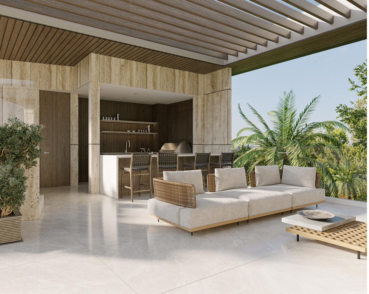 Villa Costera Wongamat rooftop lounge pavilion