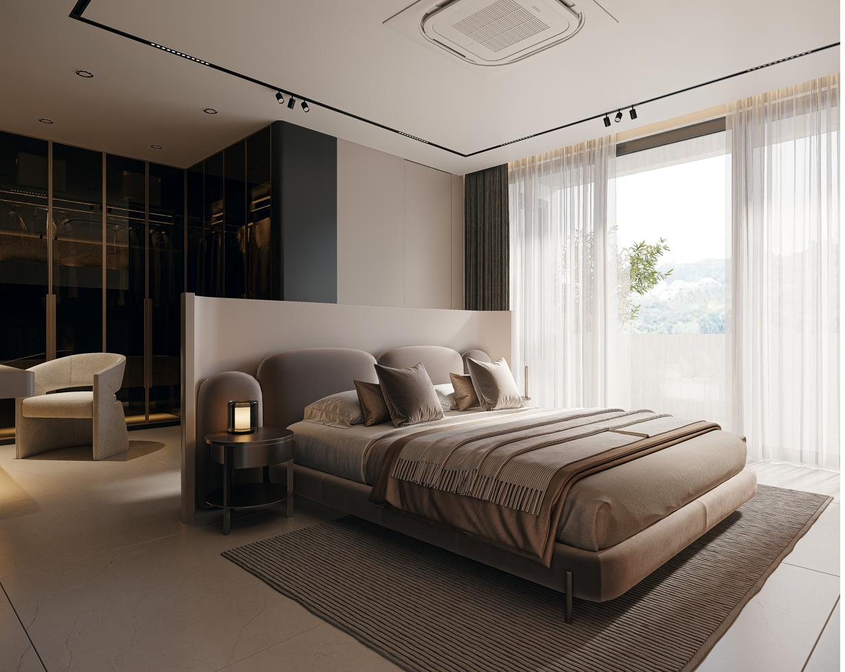 Villa Solara master bedroom