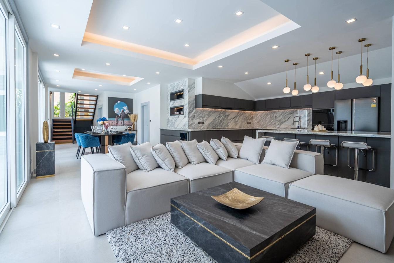 Thabali 42 open plan living and kitchen